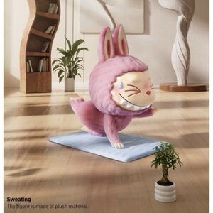 NWT Pop Mart | The Monsters Lazy Yoga Series Figure Confirmed Sweating Open Box